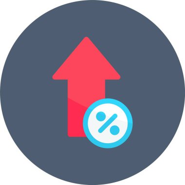 Aşağı okun vektör illüstrasyonu