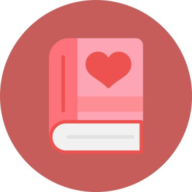 Kitap. Web simgesi basit illüstrasyon