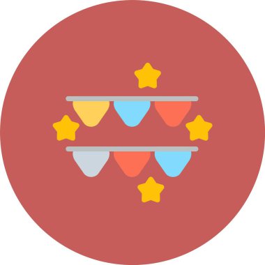 Yılbaşı ağacı. Basit tasarım