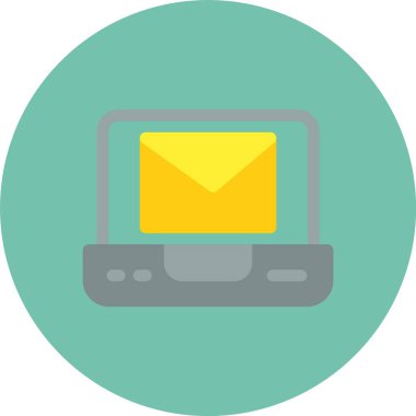 Bilgisayar. Web simgesi basit illüstrasyon