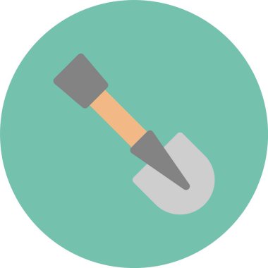 Kürek. Web simgesi basit illüstrasyon