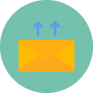 e-posta simgesi düz biçimli