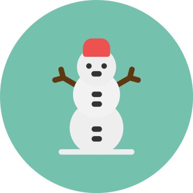 Kardan Adam, Web Kullanımı için Basit Vektör İllüstrasyonu