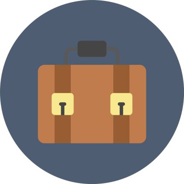 sırt çantası simgesi vektör illüstrasyonu