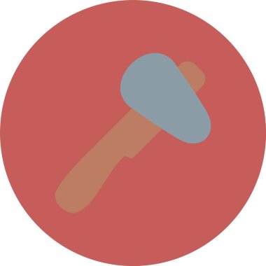 Çekiç ikonu vektör illüstrasyonu