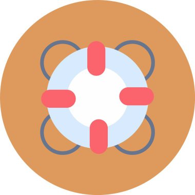 beautiful flower vector glyph icon