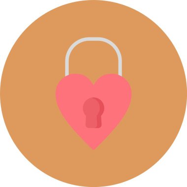 Güzel Kilit Vektörü Kabartma simgesi