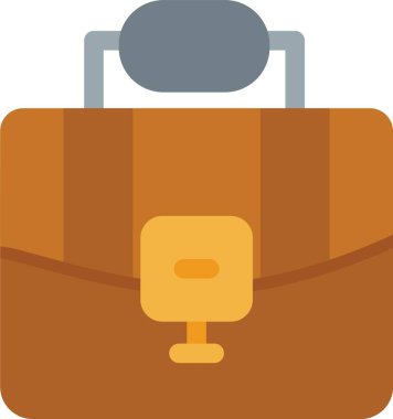 evrak çantası, web simgesi vektör illüstrasyonu