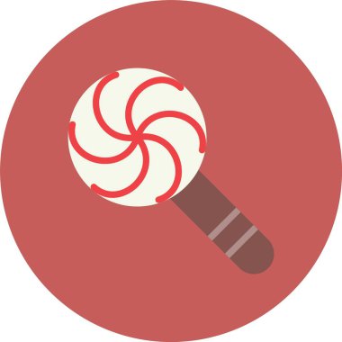 - Şeker. Web simgesi basit illüstrasyon