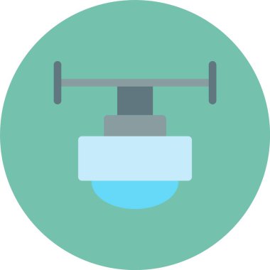 Bir su damlası simgesinin vektör illüstrasyonu