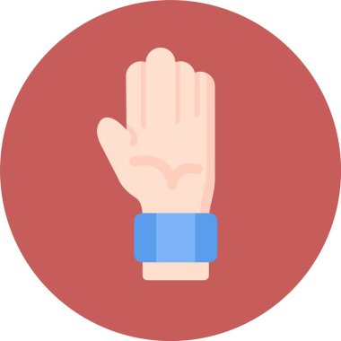 el simgesi vektör illüstrasyonu