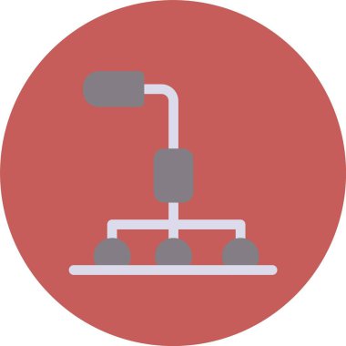 Lamba. Web simgesi basit illüstrasyon