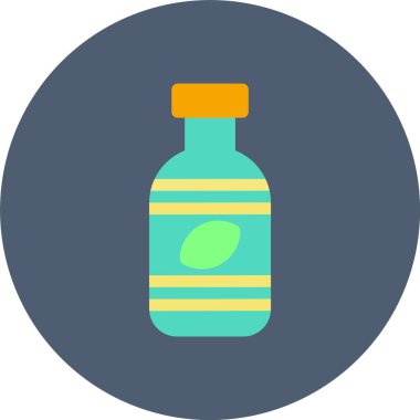 Kişisel ve ticari kullanım için şişe vektör simgesi simgesi vektör çizimi..