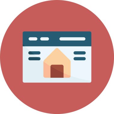 Web tasarım ikonu vektör illüstrasyonu