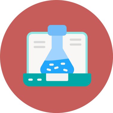 laboratuvar matarası vektör illüstrasyonu