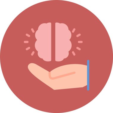 İnsan beyin vektör simgesi