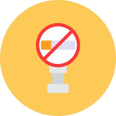 dumanı tüten düz daire vektörü yok