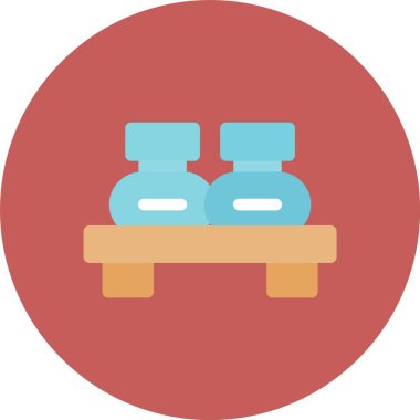 İlaç şişesi vektör simgesi