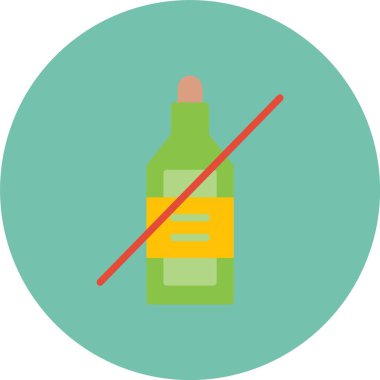 yasak işaret, vektör illüstrasyonu