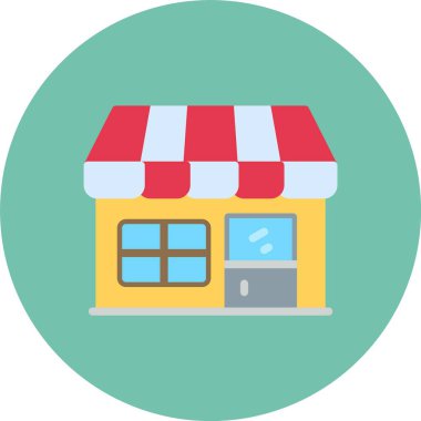 Dükkanı vektör simge işareti simge vektör çizim kişisel ve ticari kullanım için..