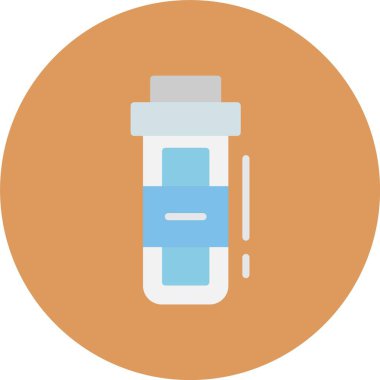 Şişe simgesinin vektör illüstrasyonu