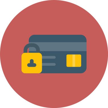 Kredi kartı vektör simgesi