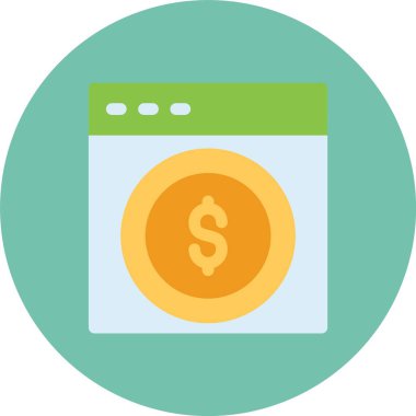 Dolar Para Vektörü Simgesi