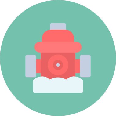 İllüstrasyon yangın musluğu simgesi