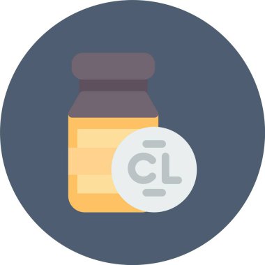 vektör ilaç şişesi simgesi