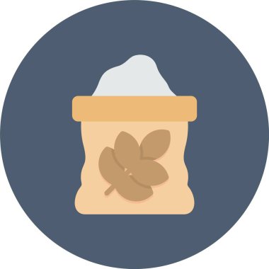 Çanta simgesinin vektör illüstrasyonu