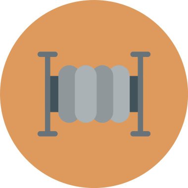 Web için düz davul simgesi