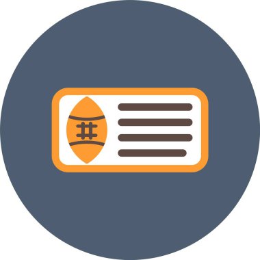 vektör futbol simgesi illüstrasyonu