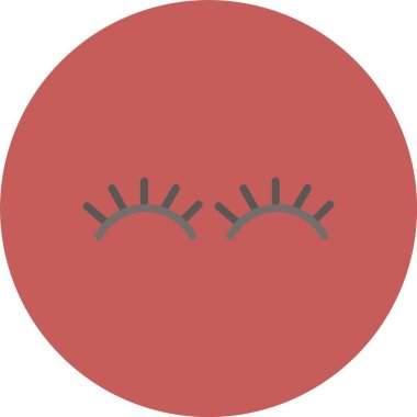 Kırmızı ve beyaz yuvarlak simgenin vektör çizimi