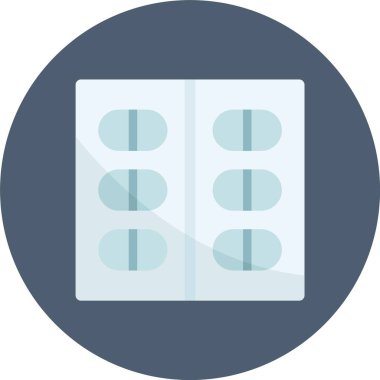 haplar düz daire vektör simgesi deseni