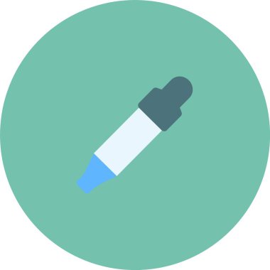 Kalem. Web simgesi basit illüstrasyon