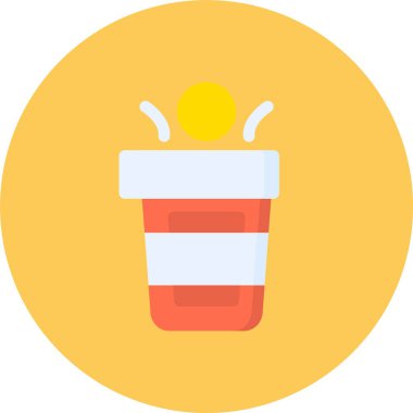 Tıp şişe simge vektör çizim