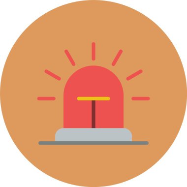 Bir fener simgesinin vektör illüstrasyonu