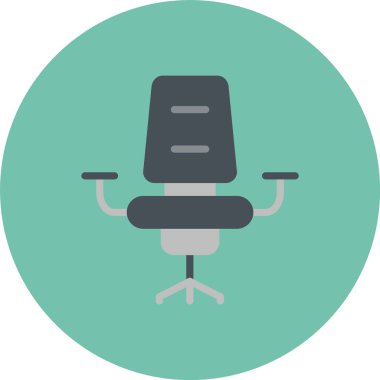 Ofis koltuğu vektör simgesi