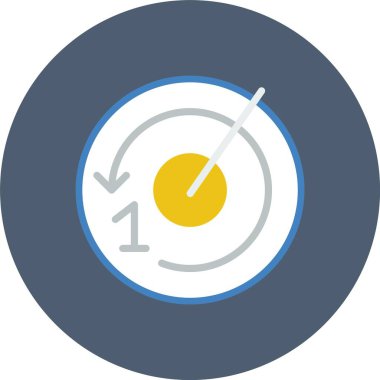 pusula düz vektör simgesi