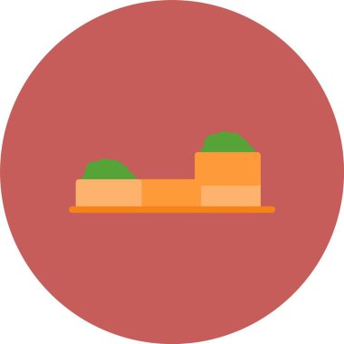 Gıda simgesinin vektör illüstrasyonu