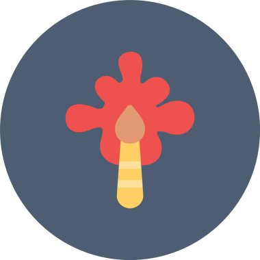 Dondurma simgesinin vektör illüstrasyonu