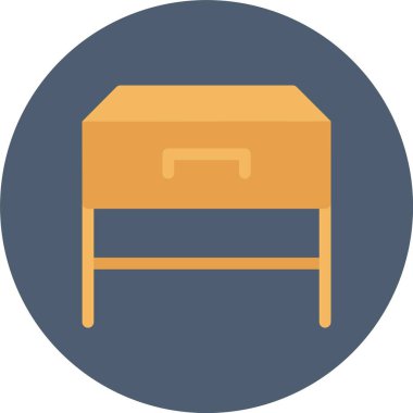 Benzersiz tablo vektör simgesi