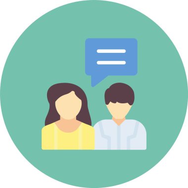 İnsan simgesinin vektör illüstrasyonu