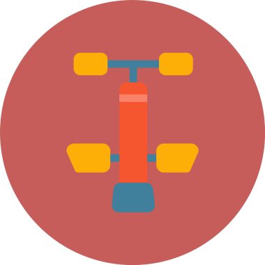 motorsiklet düz vektör simgesi