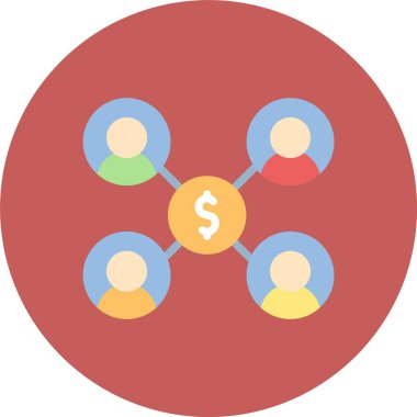 Düz Vektör Simgesini Paylaş