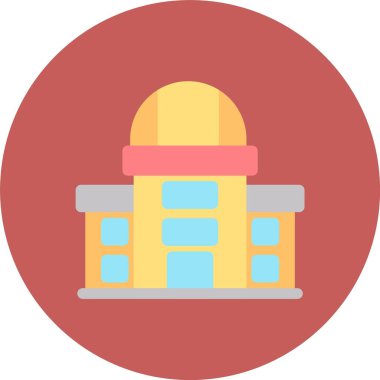 inşaat endüstrisi simgesi düz stil