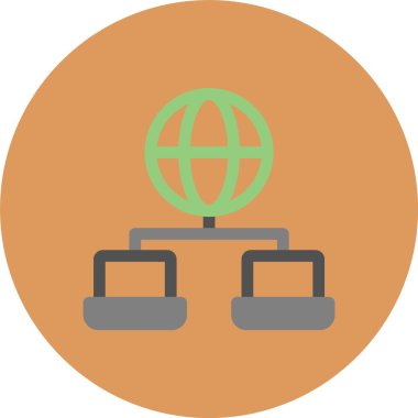 genel internet ağ vektör simgesi