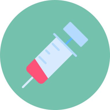 Enjeksiyon ikonu vektör illüstrasyonu