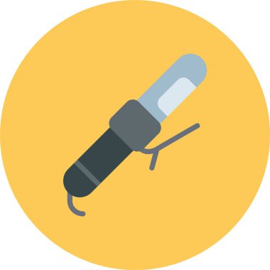 İllüstrasyon elektrikli kablo simgesi
