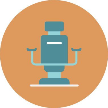 Benzersiz Benzin İstasyonu Vektör Kabartma Simgesi